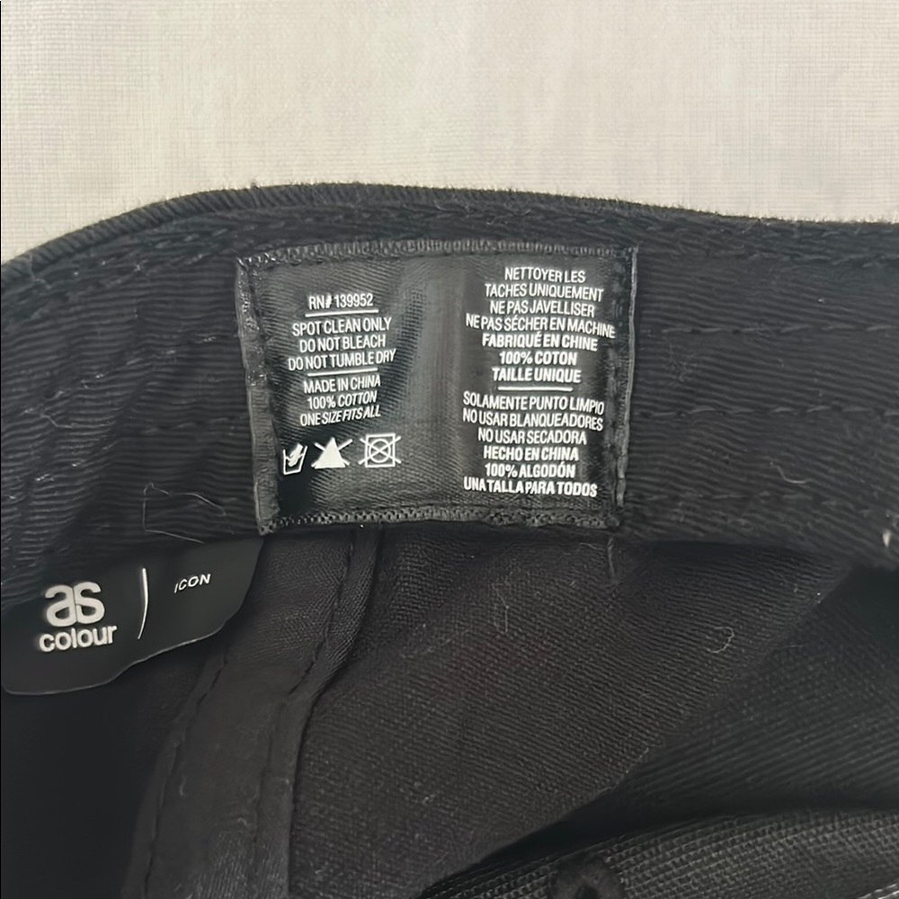 Black Baseball Cap - Picture 3 of 3